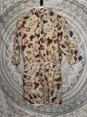 Fantastic Fawn Western jumper/romper